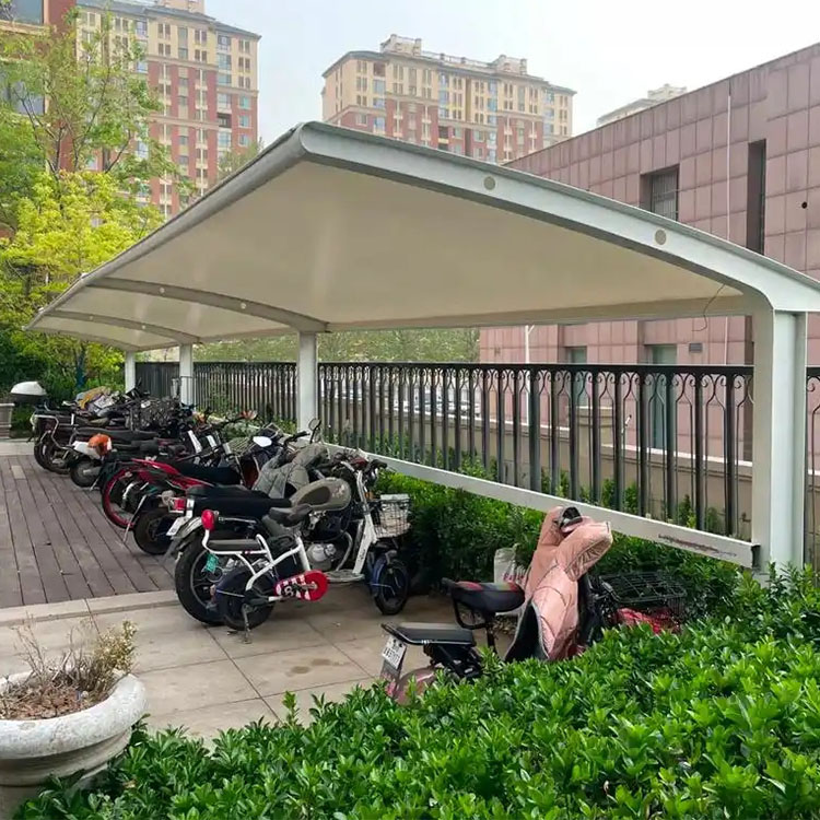 尼木县膜结构电动车棚